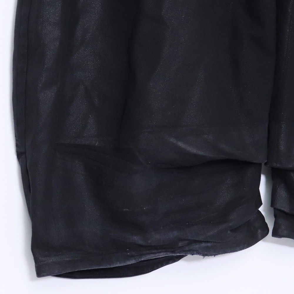 DAN コーティングバギーデニムパンツ