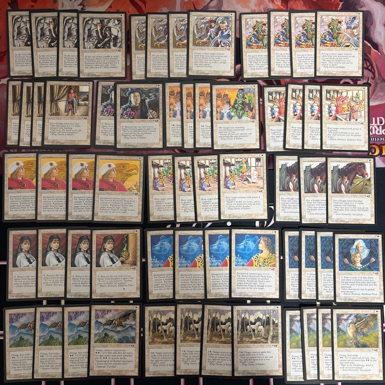 アライアンス 4 セット 英語版 EN 旧枠 被り無しコレクション フルコンプ コンプリート まとめ 大量 MTG nvq 31 ALL