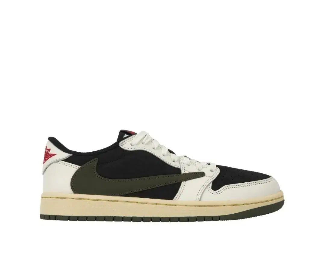 NIKE ナイキ トラヴィスSCOTT トラヴィススコット エアJORDAN ジョーダン 1 LOW OG ミディアムMEDIUM ミディ올리브オリーブ 商品