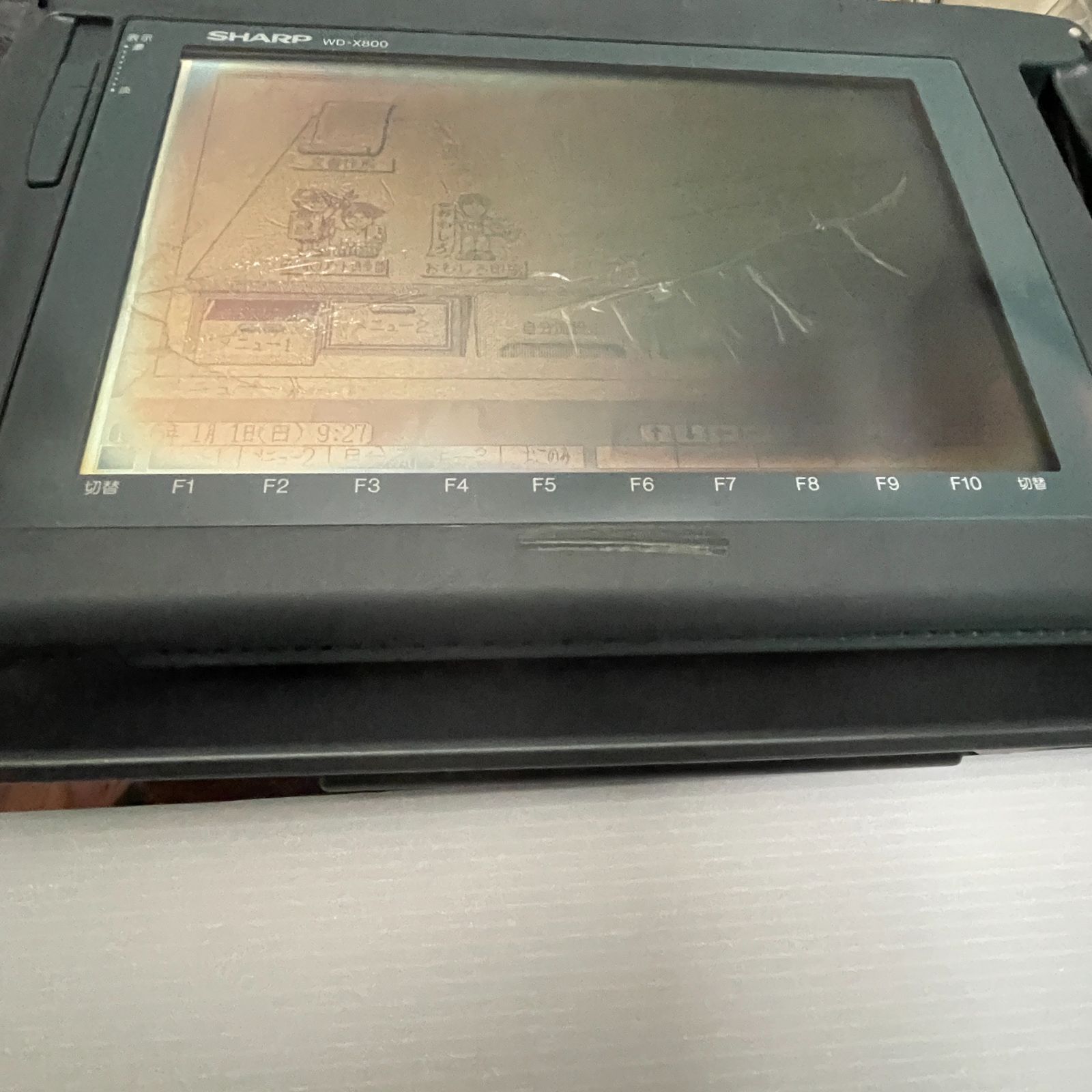 SHARP WD-X800 ワードプロセッサ　書院　ワープロ SHARP シャープ WD-X800 書院 日本語ワードプロセッサ ワープロ - メルカリ