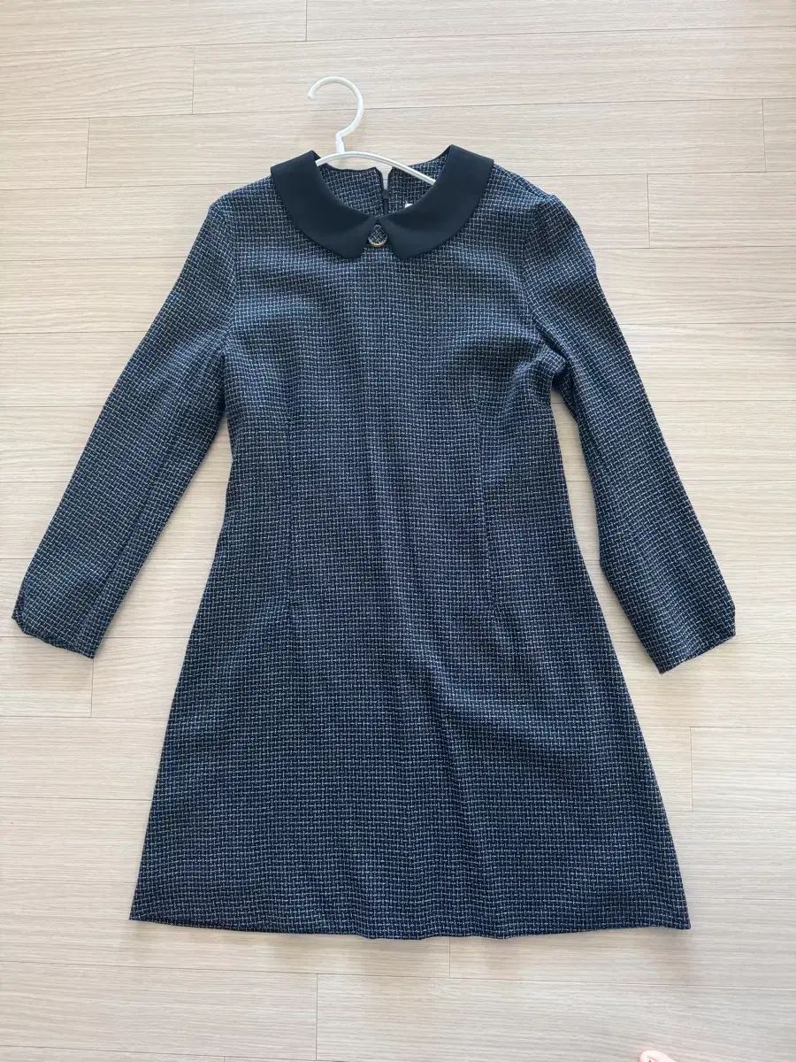  Lazy Corner ツイード ミニ ONE PIECE 長袖 七分袖 ミニワンピース