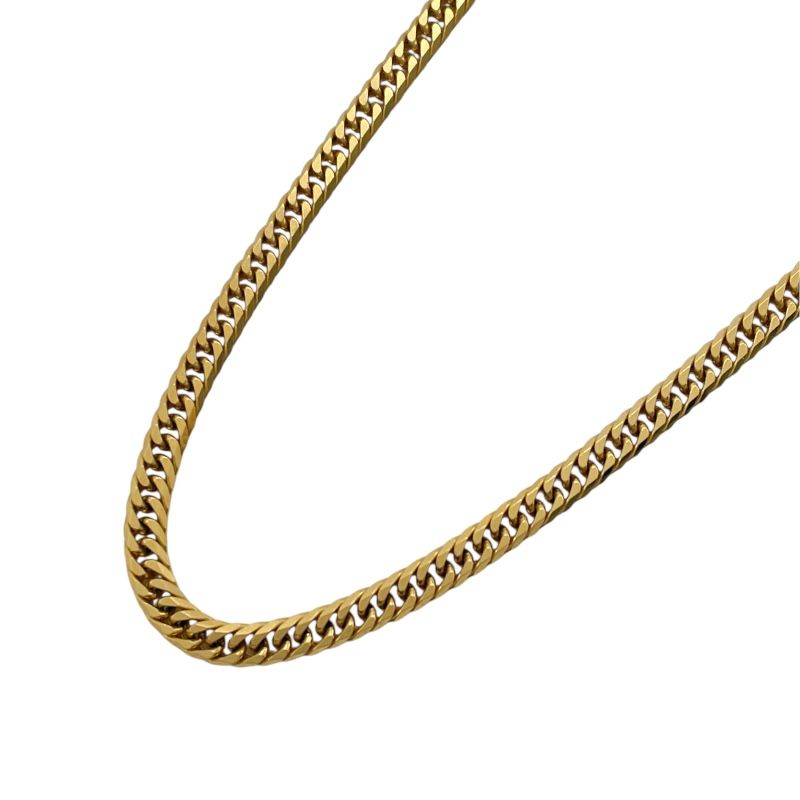 喜平6面Wネックレス ゴールド K 18 ジュエリー