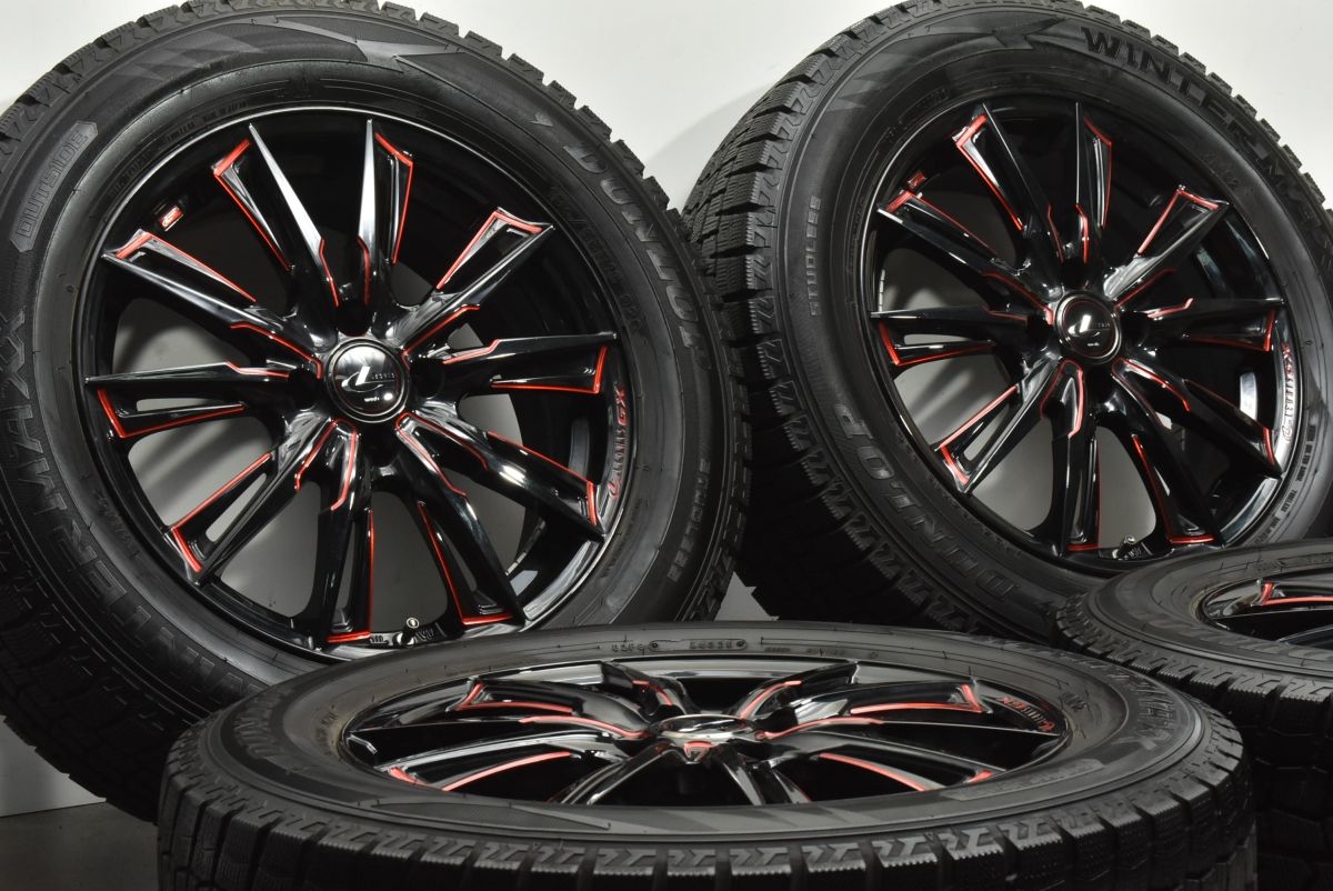 バリ溝 ライズ ロッキー等に レオニス GX 16 in 6 J 42 PCD 100 ダンロップ ウインターマックス WM 02 195|65 R ガソリン車用