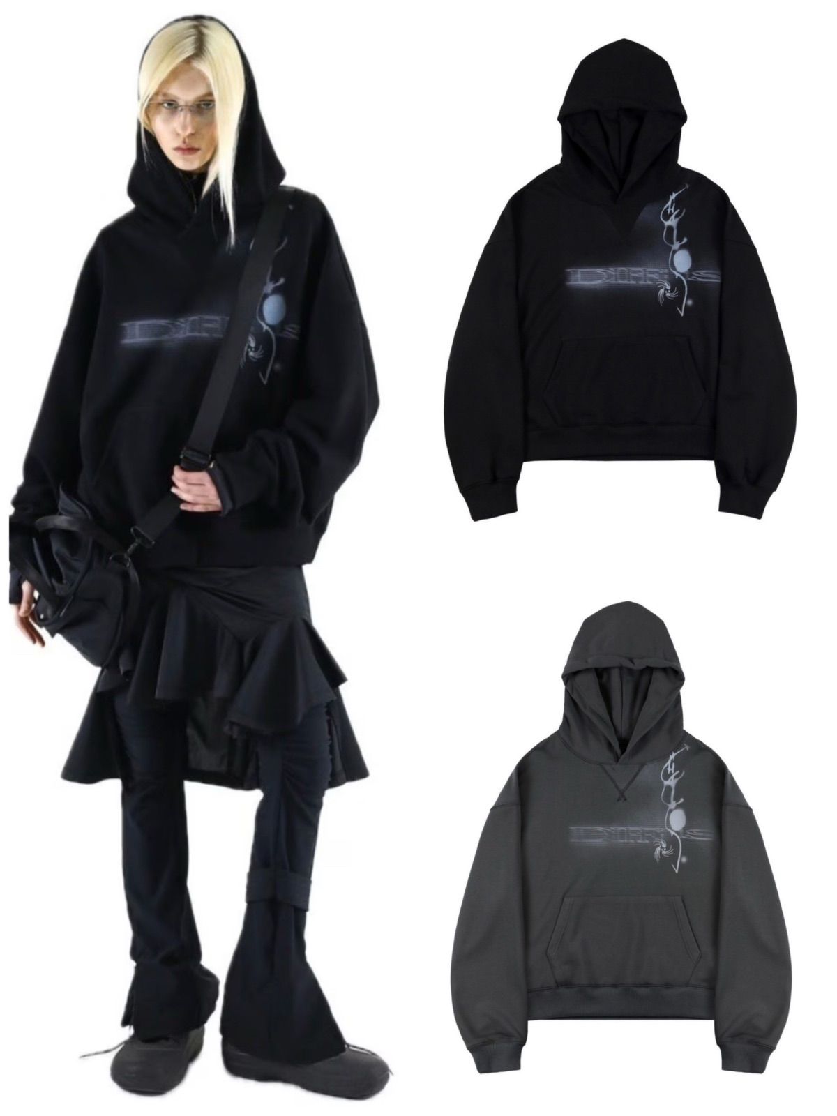 DIFFERENTIS Graphic Hoodie