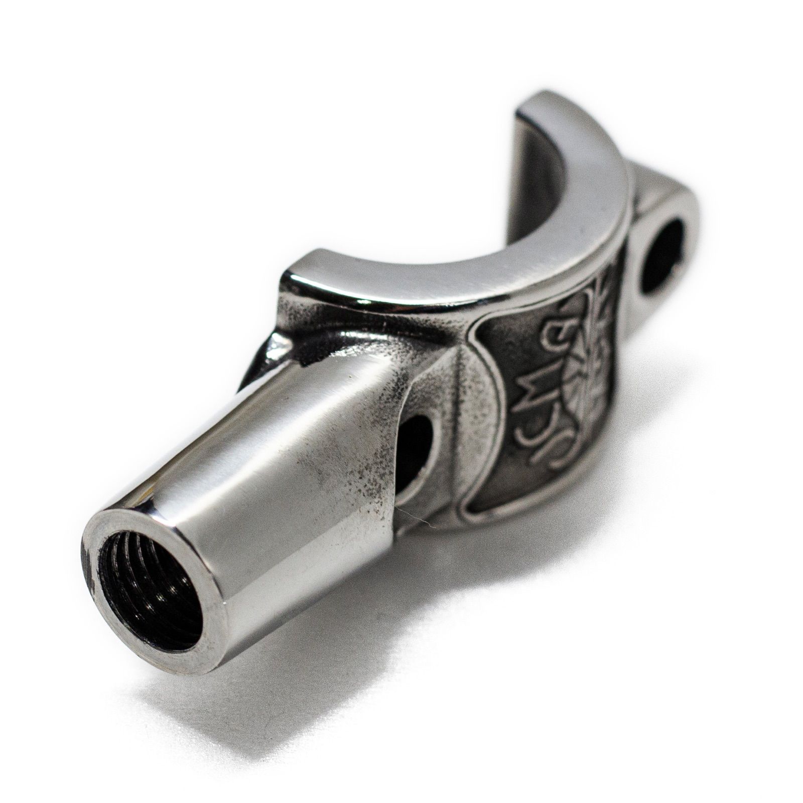 GRIMECA マスターシリンダー用 ミラーブラケット 1インチ ポリッシュ