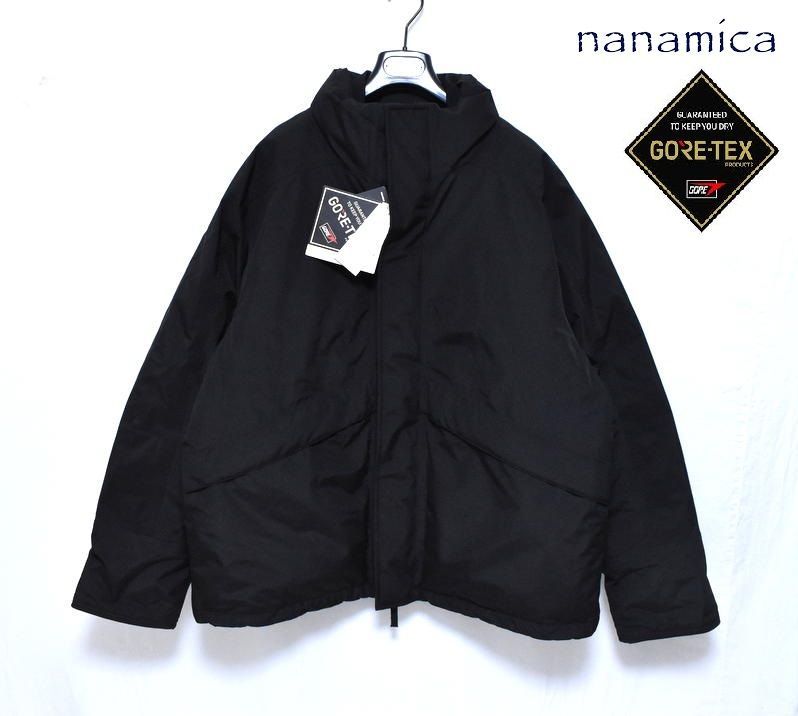 nanamica GORE-TEX Short Down Jacket XL SUAF 354 ブラック ナナミカ ゴアテックス