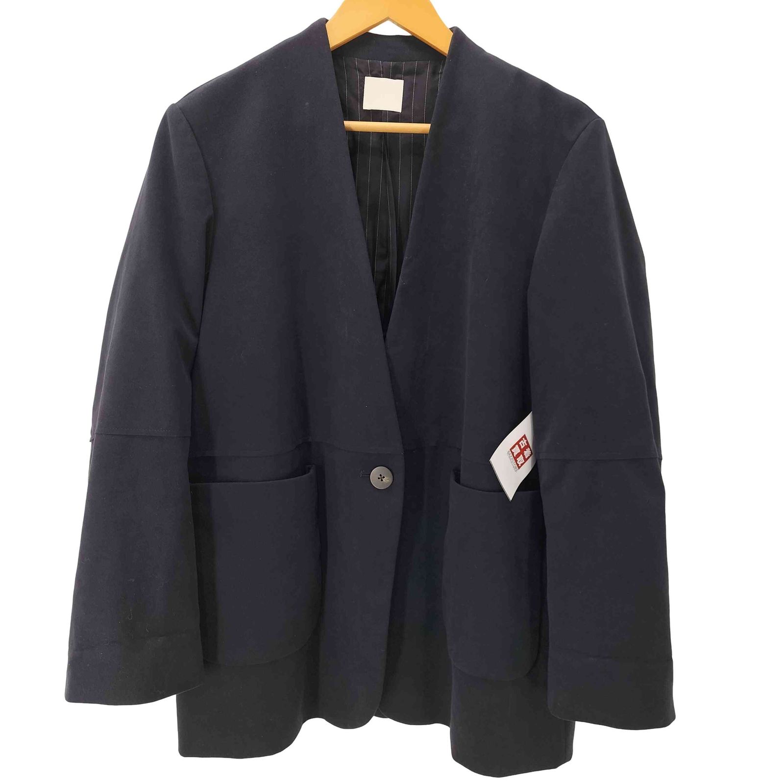 リエルリシェ RIELLE RICHE No Collar Fake Suede Jacket レディース