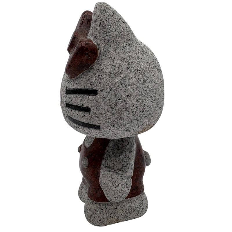 希少品】ハローキティ サンリオ キティちゃん 御影石風 石像 置物 高さ
