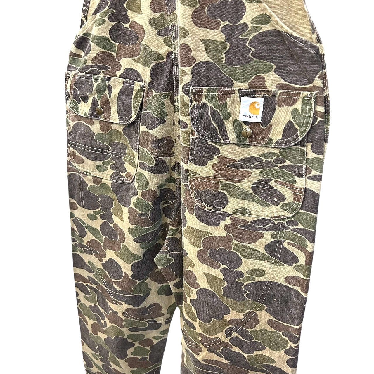 80s Carhartt ハンティング オーバーオール 80s ビンテージ カーハート ダックキャンバス ハンティング
