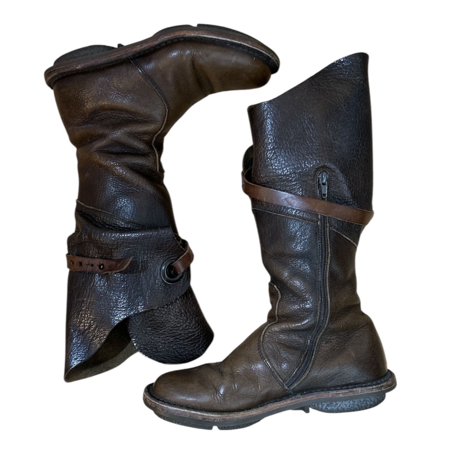 トリッペン trippen Warrior ウォリアー レザー ロングブーツ ブラウン