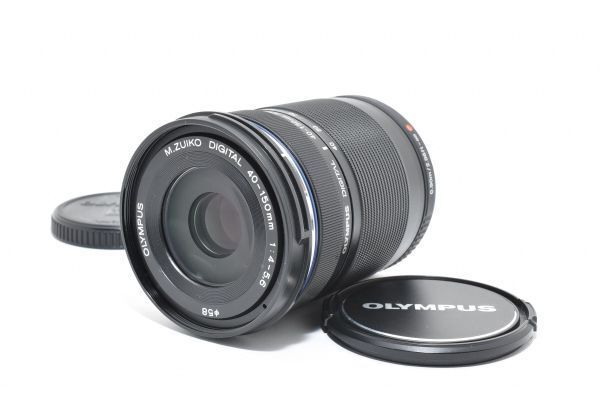 上品 OLYMPUS 望遠ズームレンズ M.ZUIKO DIGITAL 40-150 mm F 4.0-5.6 R ブラック 0355 A