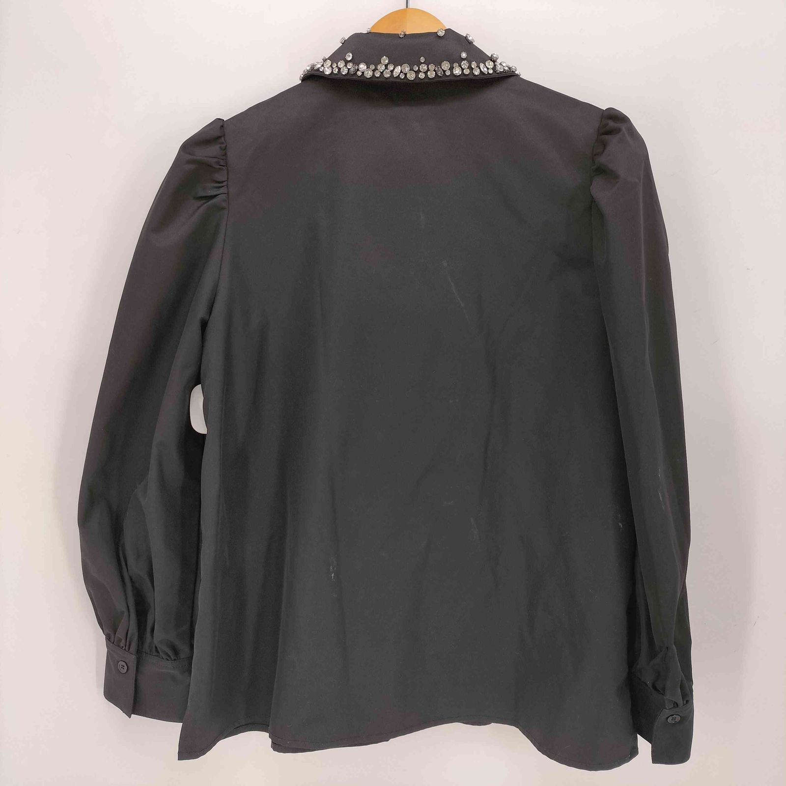 ユーズドフルギ USED古着 ビジュー 襟 ブラウス レディース JPN：1