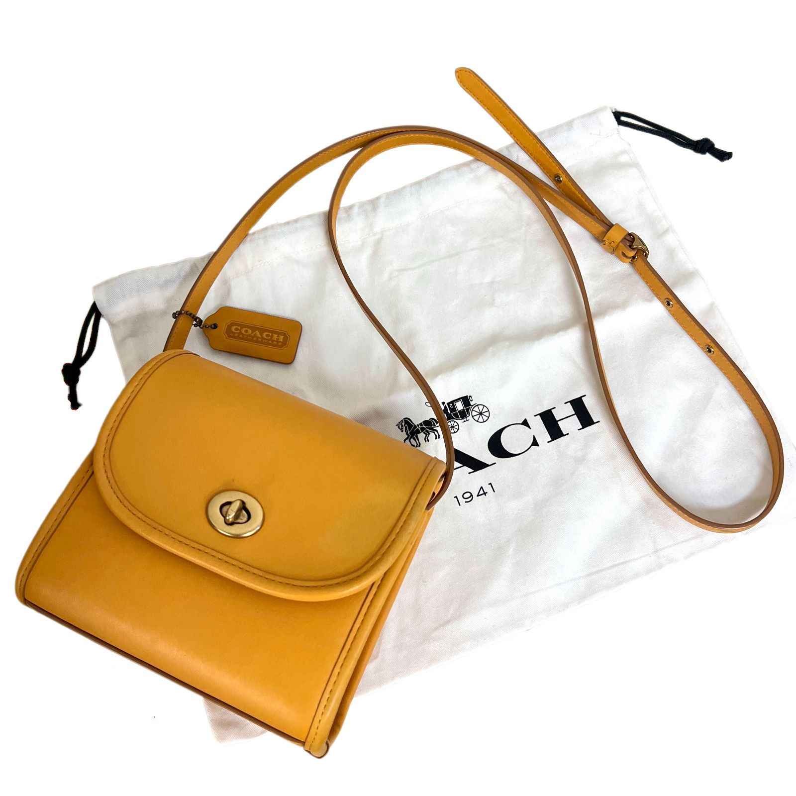 COACH コーチ バッグ ランチボックス イエロー LIMITED EDITION 