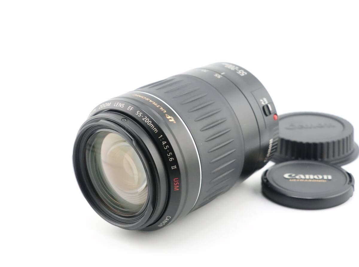 キヤノン CANON EF 55-200 mm F 4.5-5.6 II USM W 0133＃4137