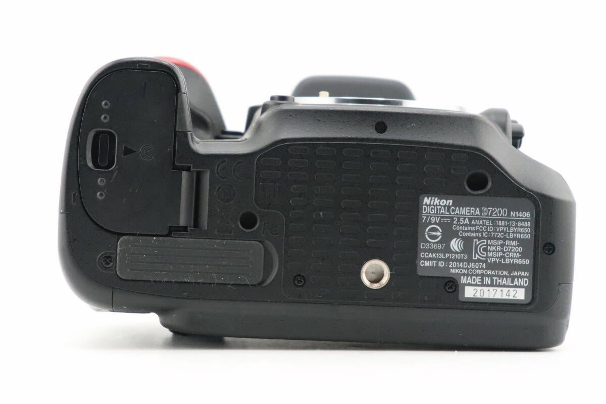  ショット数19 101 回 ニコン NIKON D 7200 ボディ 充電器付 W 0134＃4141 デジタル一眼レフ デジタルカメラ