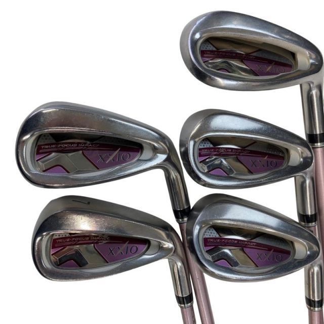 ダンロップ XXIO 2018 5 S ボルドー レディース アイアンセット IR MP 1000 L アイアン フレックスL 女性用 右利き 右用 Dランク ゴルフクラブ