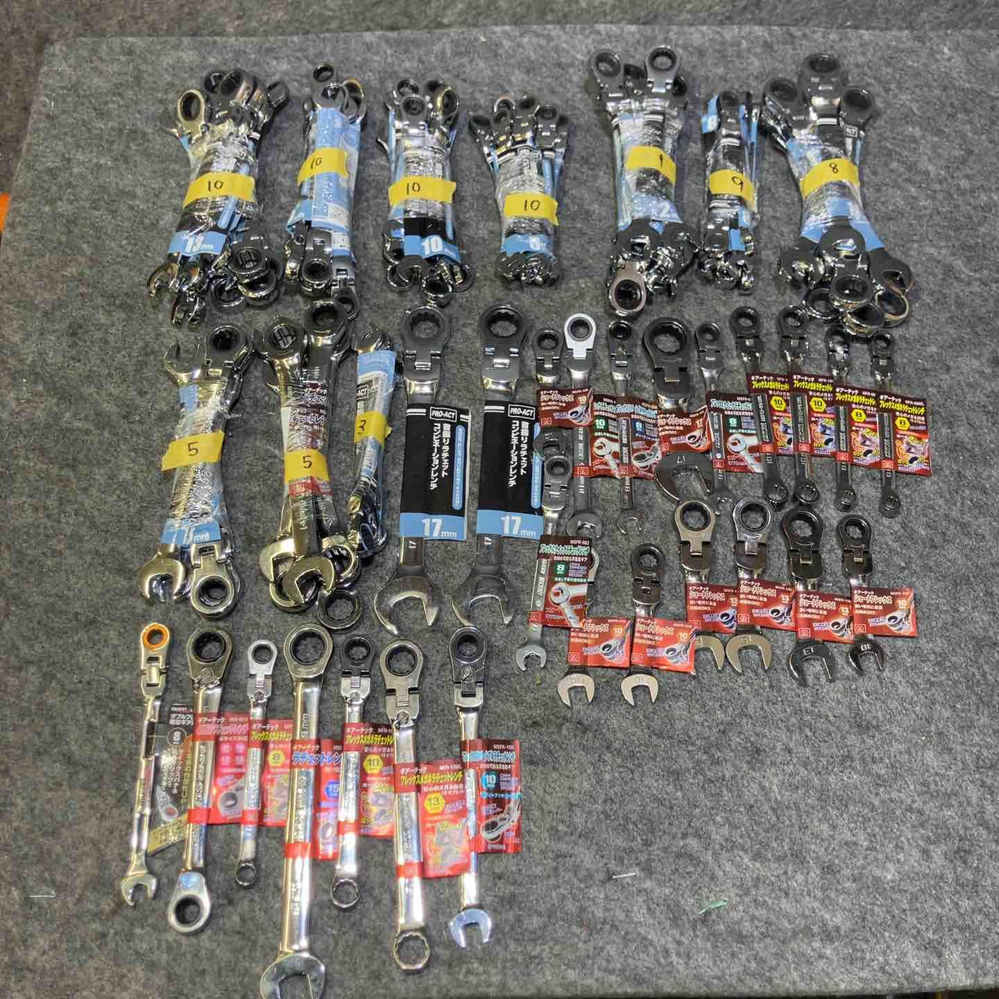 ♥ラチェットレンチ 105点まとめ売り メーカー サイズ混同