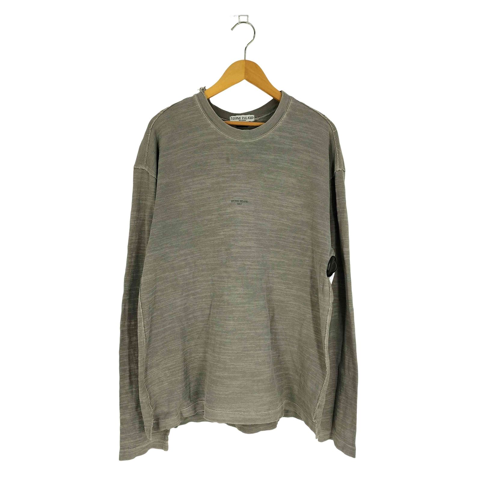 STONE (ストーンアイランド) 00S イタリア製 ロゴプリント ロングスリーブ Tシャツ メンズ  XXXL【中古】【ブランド古着バズストア】 ストーンアイランド STONE ISLAND 00S イタリア製 ロゴプリント ロング