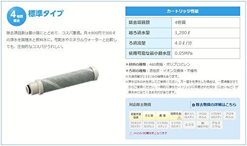 新品 タカギ 浄水器カートリッジ JC0032UG 標準タイプ 2個セット