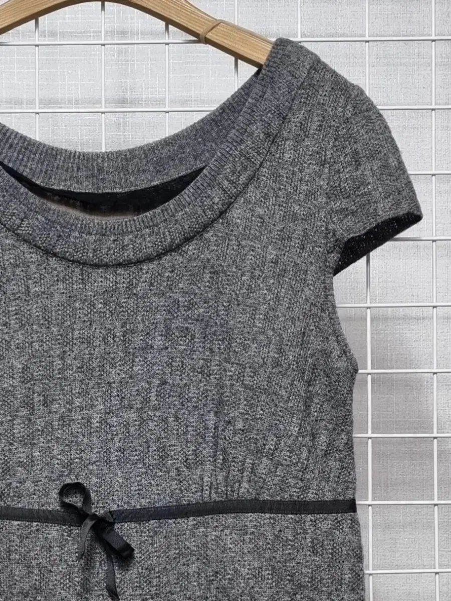  MAX MARA マックスマーラ 麻ONE PIECE 長袖 七分袖 ひざ丈ワンピース