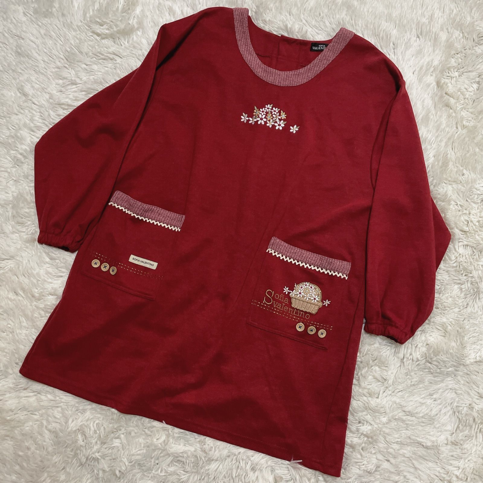 メルカリ便★Giovanni Valentino★レトロ　エプロン VALENTINO GARAVANI 花柄エプロン - メルカリ