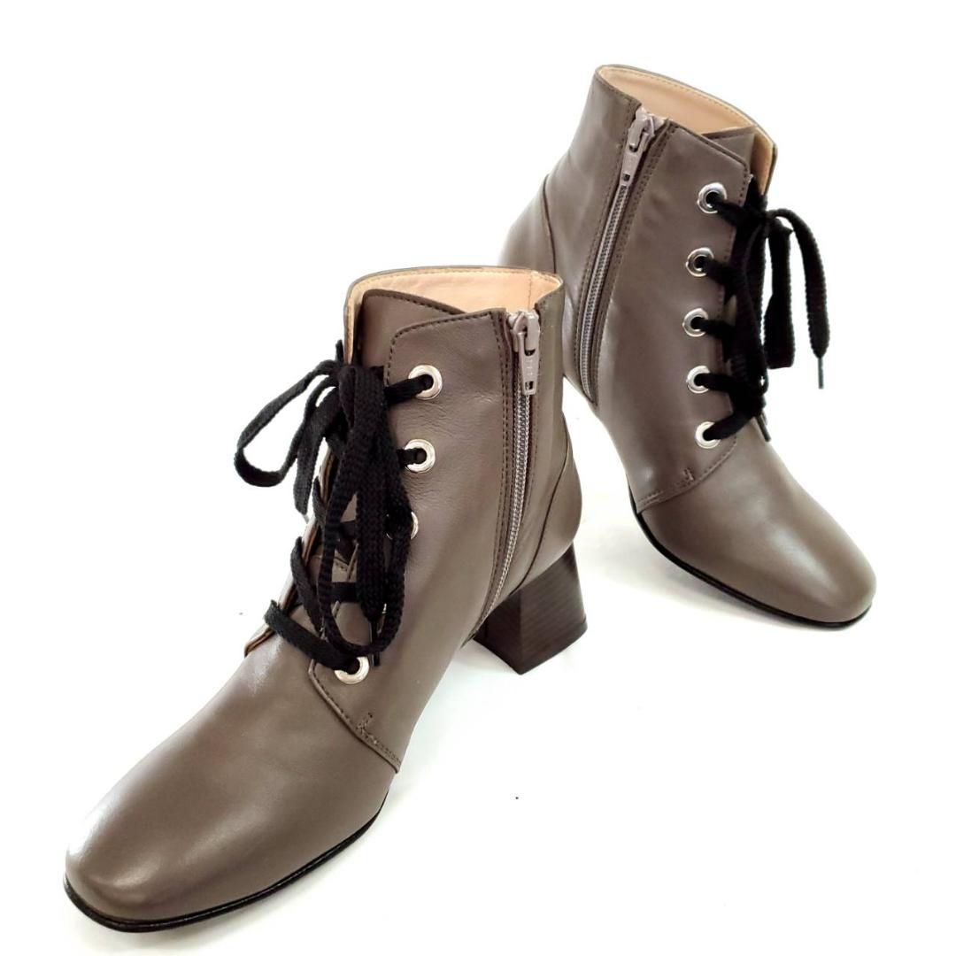 コルソローマノーヴェ ショートブーツ サイドジップ チャンキーヒール