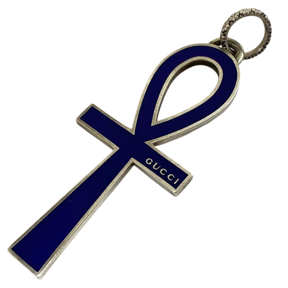 グッチ アンククロス ペンダントトップ ネックレストップ アクセサリー 