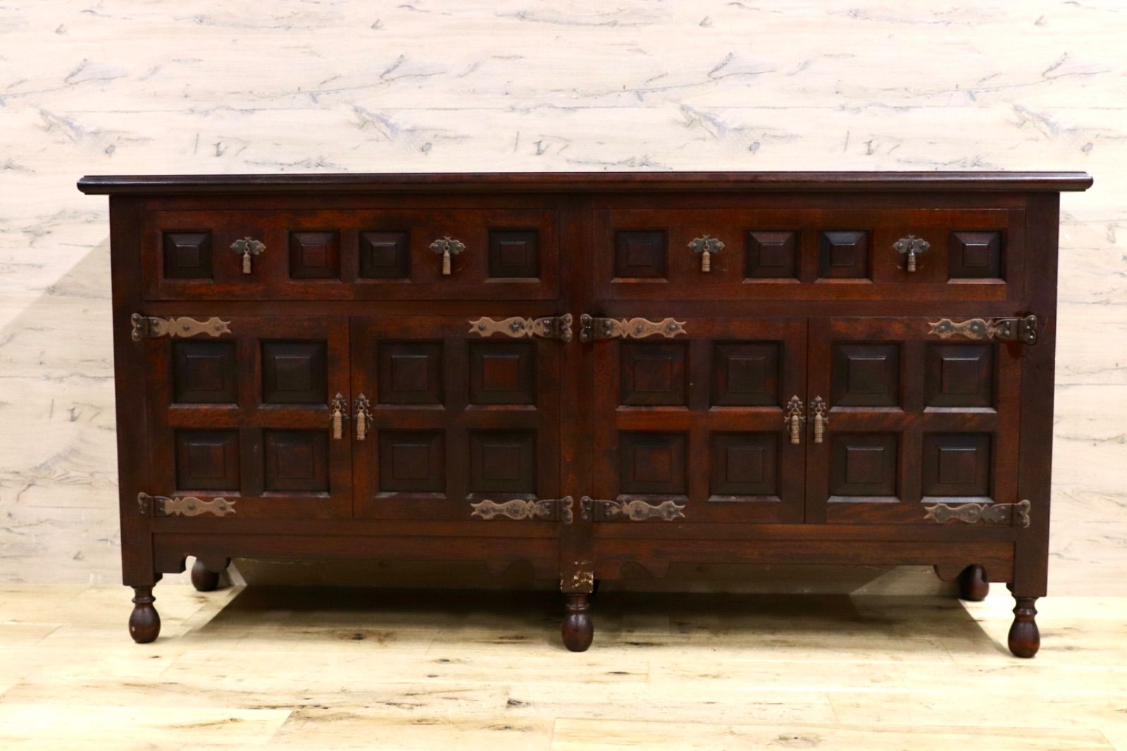 GMIS427B○松本民芸家具 稀少 S.P型 サイドボード リビングボード