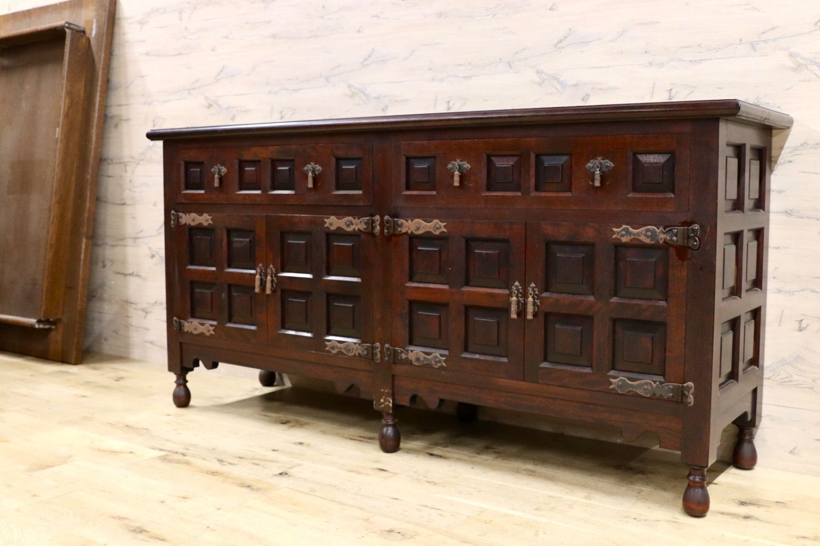 GMIS427B○松本民芸家具 稀少 S.P型 サイドボード リビングボード