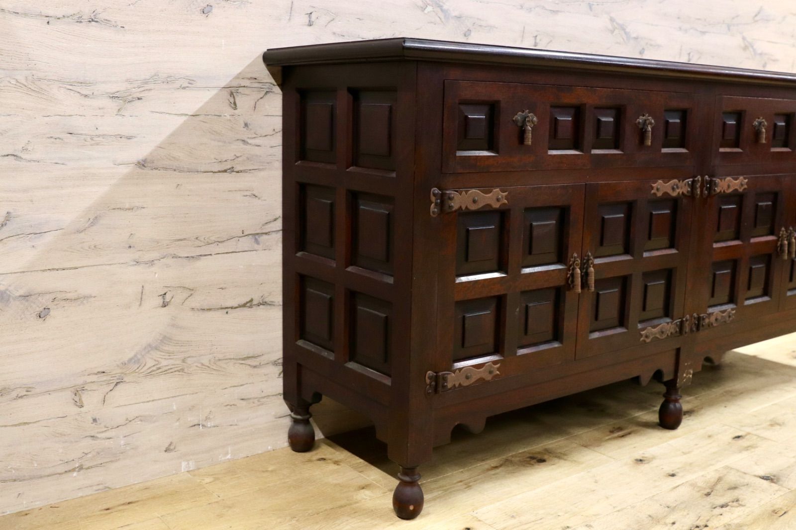 GMIS427B○松本民芸家具 稀少 S.P型 サイドボード リビングボード