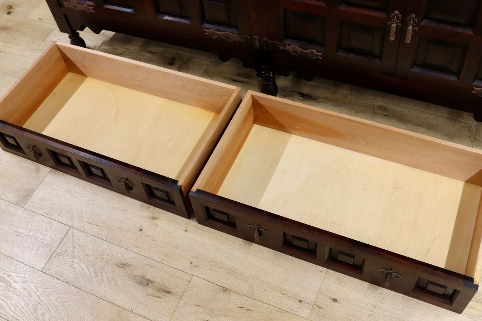 GMIS427B○松本民芸家具 稀少 S.P型 サイドボード リビングボード