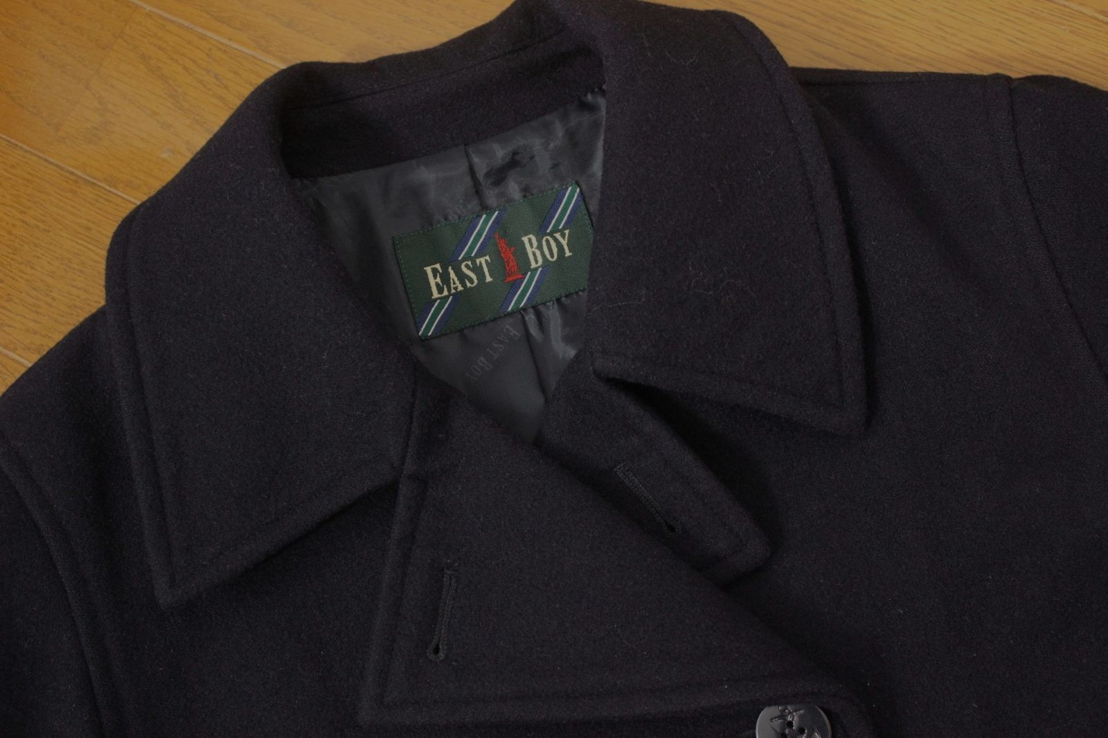 【美品】EAST BOY イーストボーイ ダッフルコート 11号 ネイビー 通学 EASTBOY（イーストボーイ） ダッフルコート コート Venus ダッフル