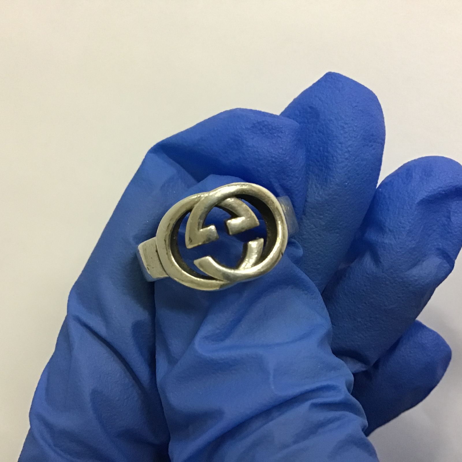  八戸85-7- GUCCI グッチ リング シルバー 本体のみ リング 指輪 アクセサリー