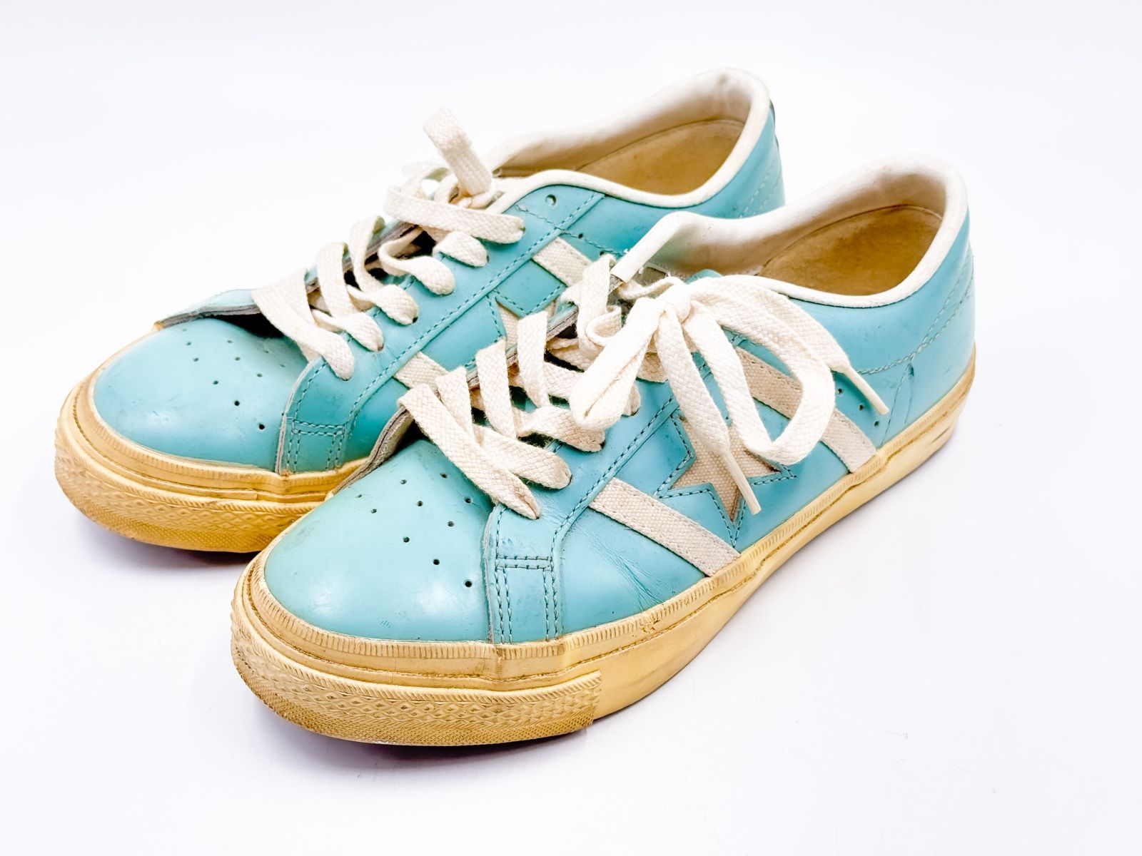 ジャックスター 水色 レザー 4.5 ♥