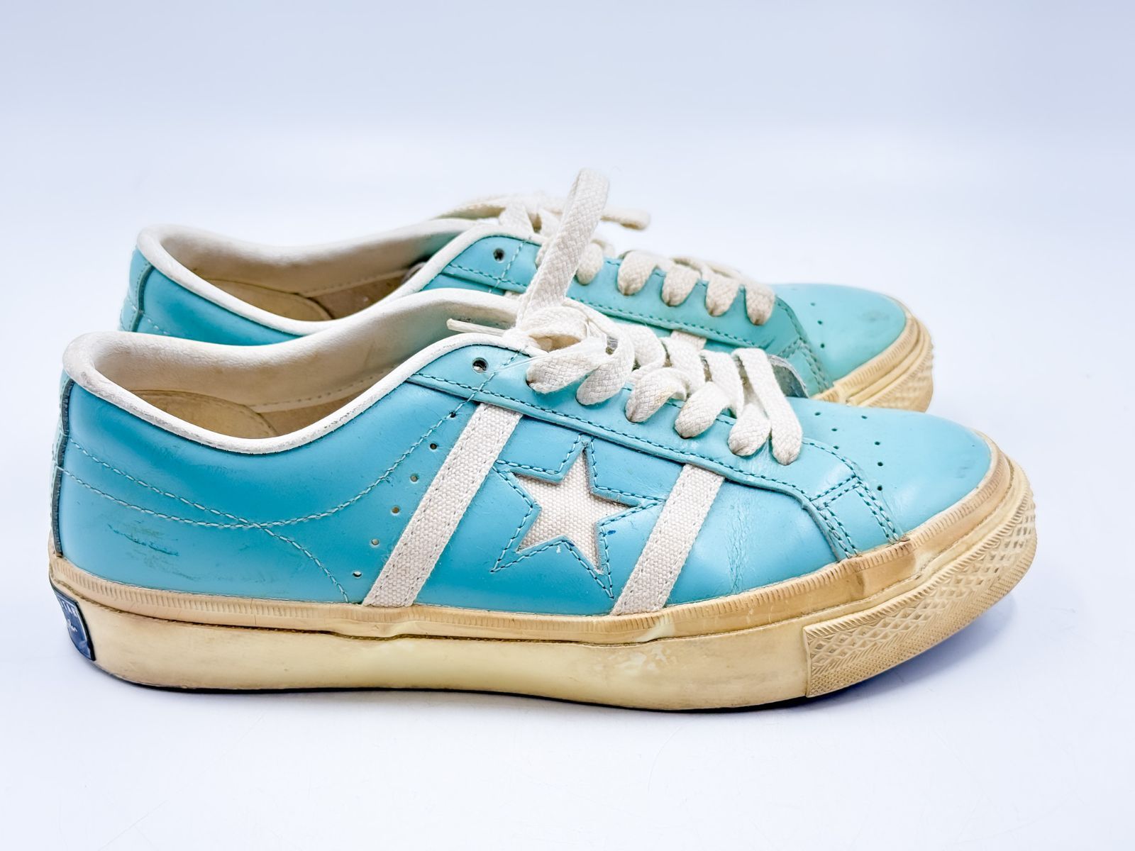 ジャックスター 水色 レザー 4.5 ♥