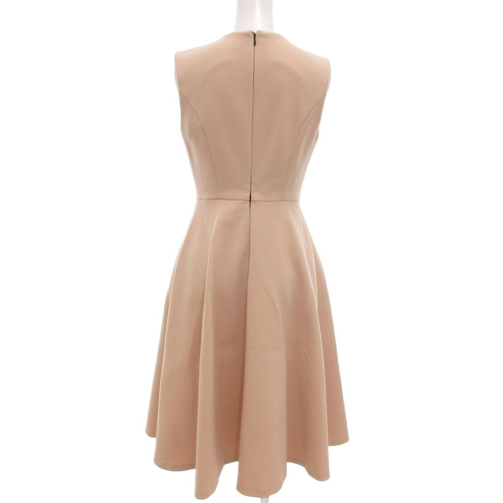 ヨーコチャン YOKO CHAN ノースリーブ ワンピース ひざ丈 フェイク