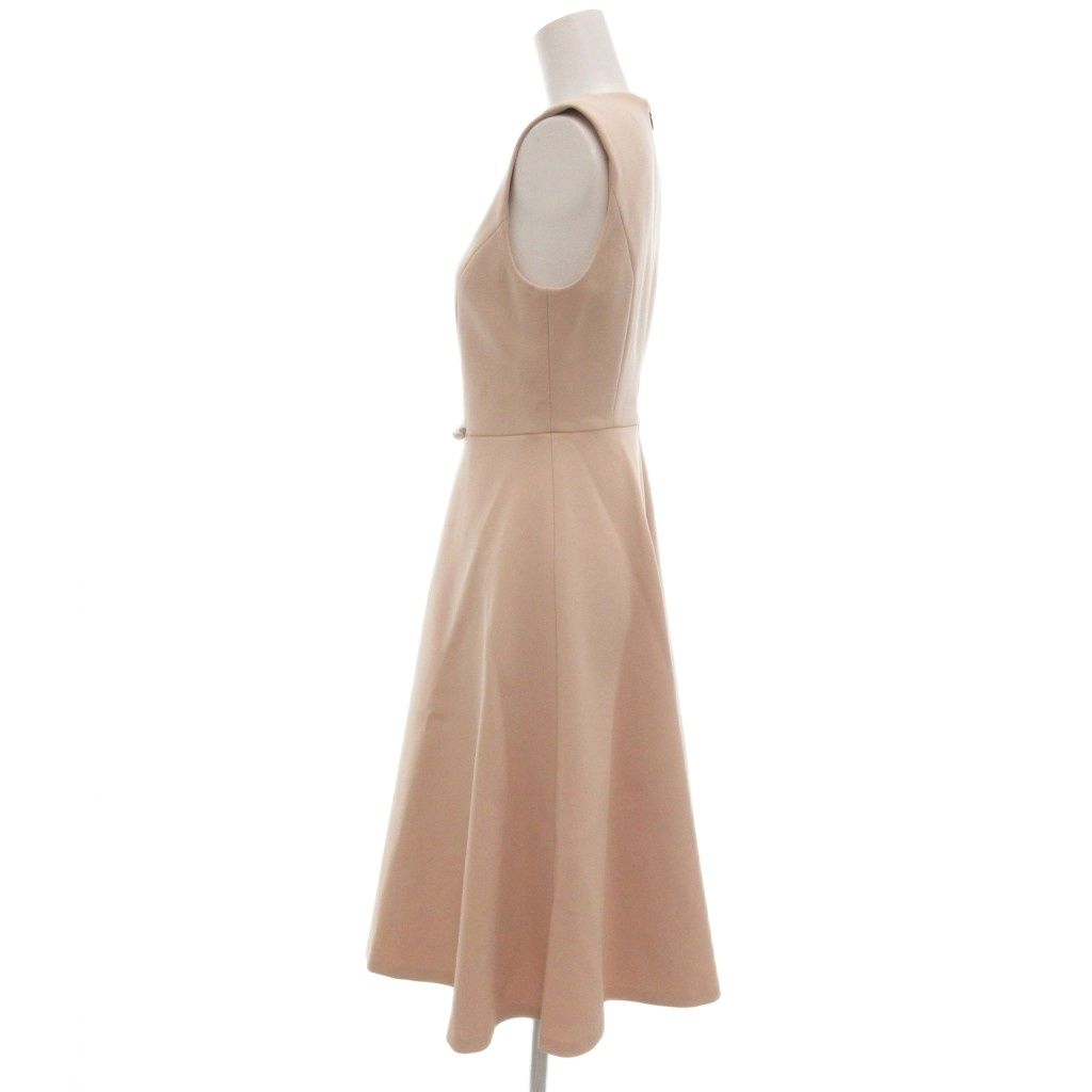 ヨーコチャン YOKO CHAN ノースリーブ ワンピース ひざ丈 フェイク