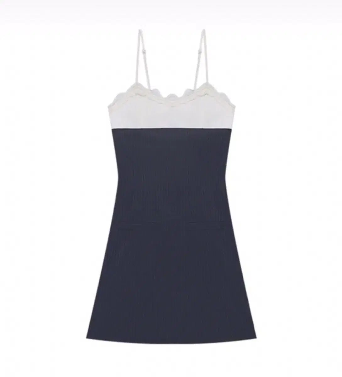 インスタントファンク レイ ストライプ ミニ ワンピース