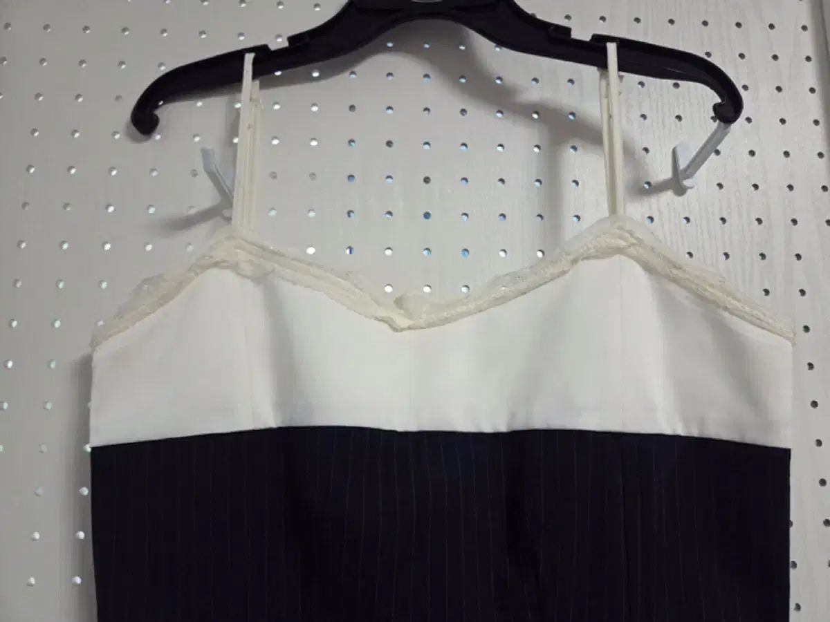  インスタントファンク レイ ストライプ ミニ ワンピース 長袖 七分袖 ミニワンピース