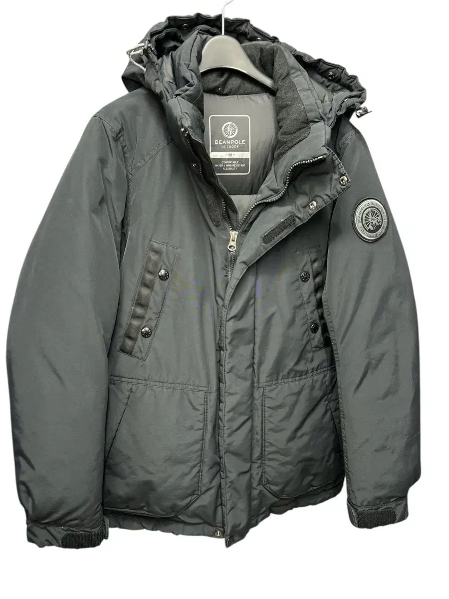 BEAN POLE Outdoor ブラック ダックダウン ダウン