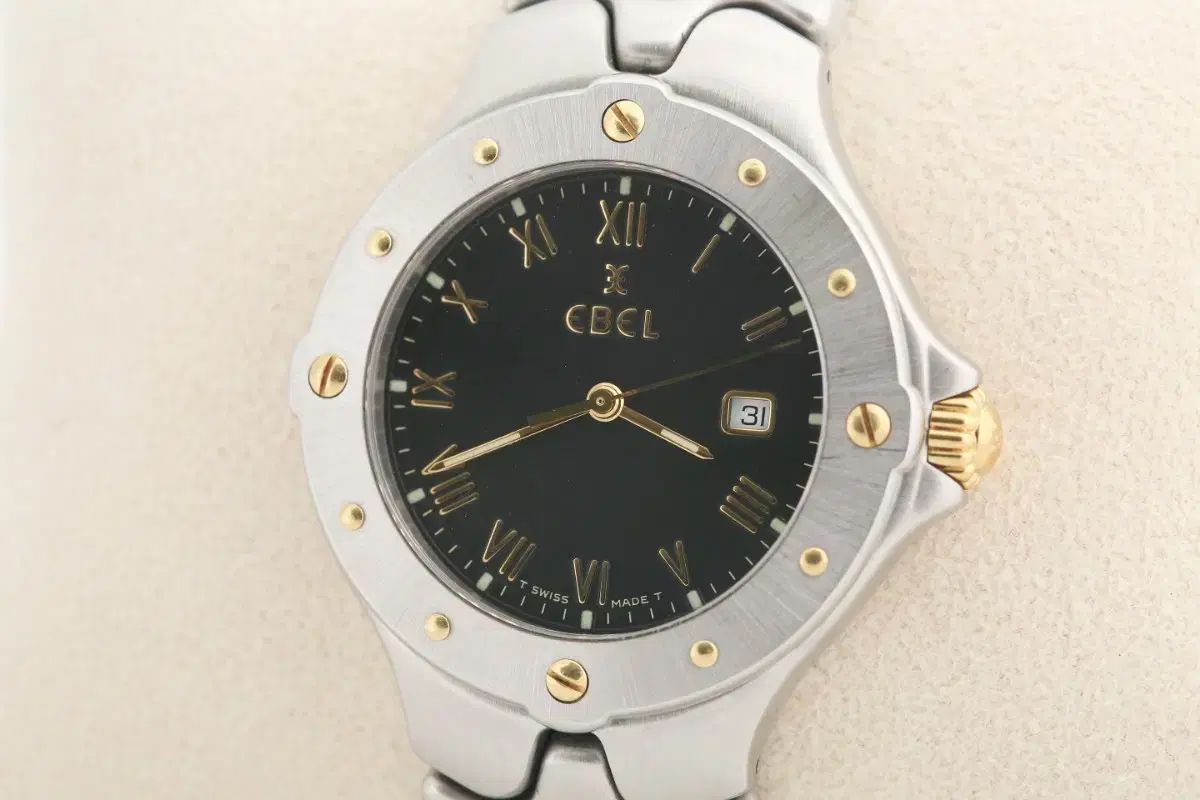 エベル EBEL スポーツ ウェーブ 18 K GOLD コンビ ベゼル クォーツ