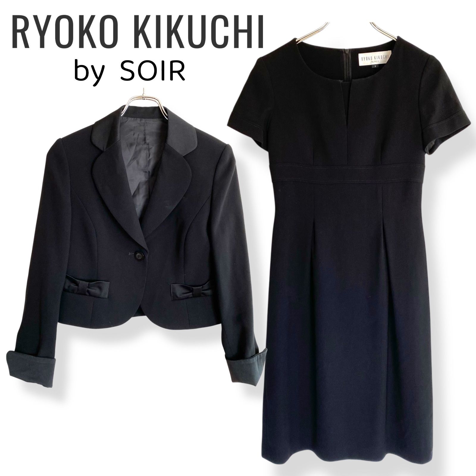 RYOKO KIKUCHI by SOIR リョウコキクチ ブラック セットアップ 