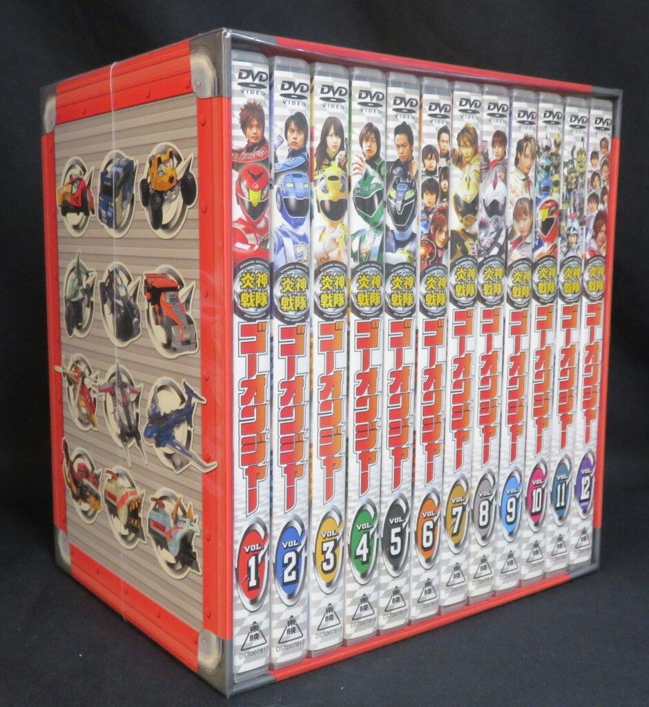 特撮DVD BOX付/初回)炎神戦隊ゴーオンジャー 全12巻セット - メルカリ