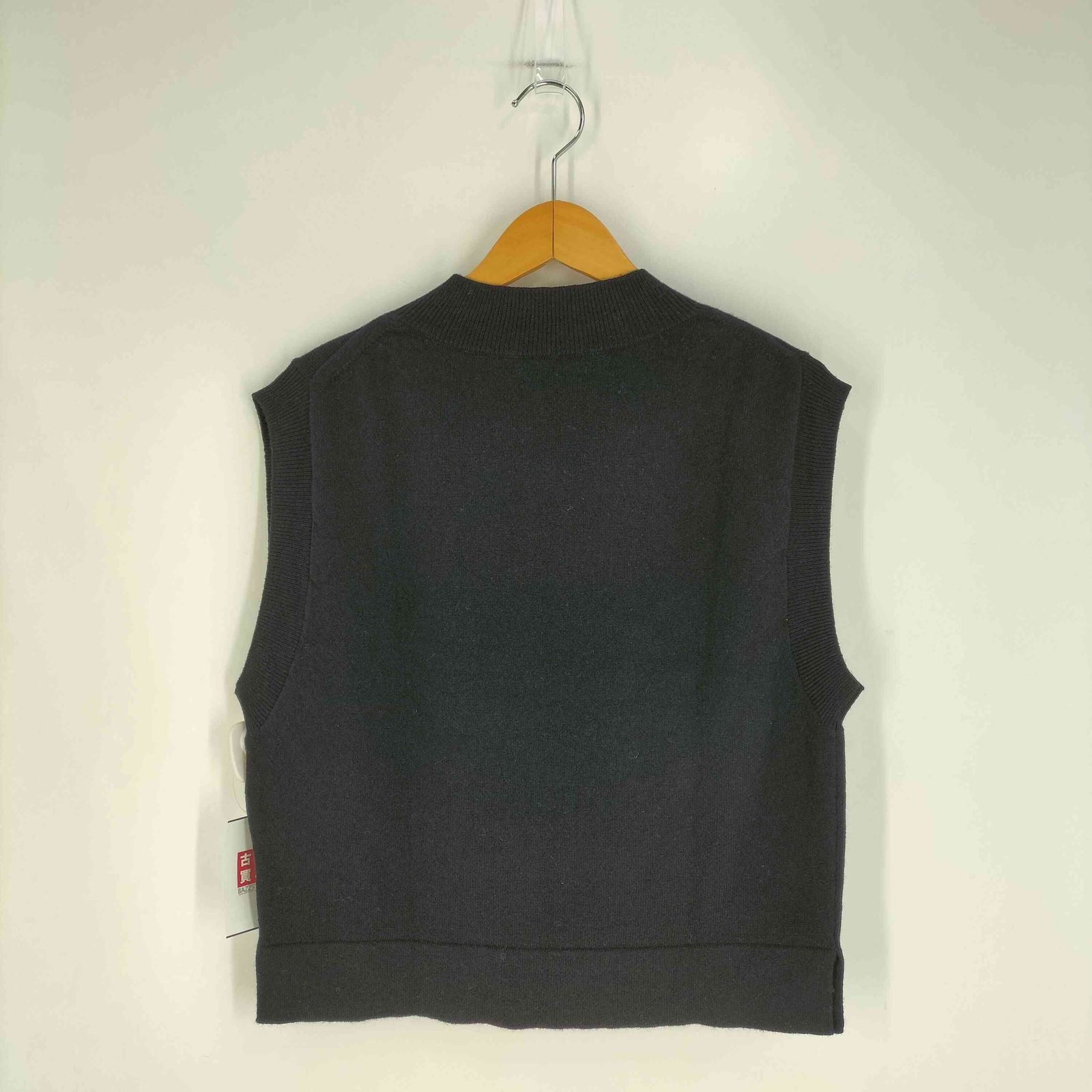 【美品】　2023AW マーガレットハウエル　ウールカシミヤ　ニットベスト 2023 美品マーガレットハウエル ウールカシミヤ モックネック ニット