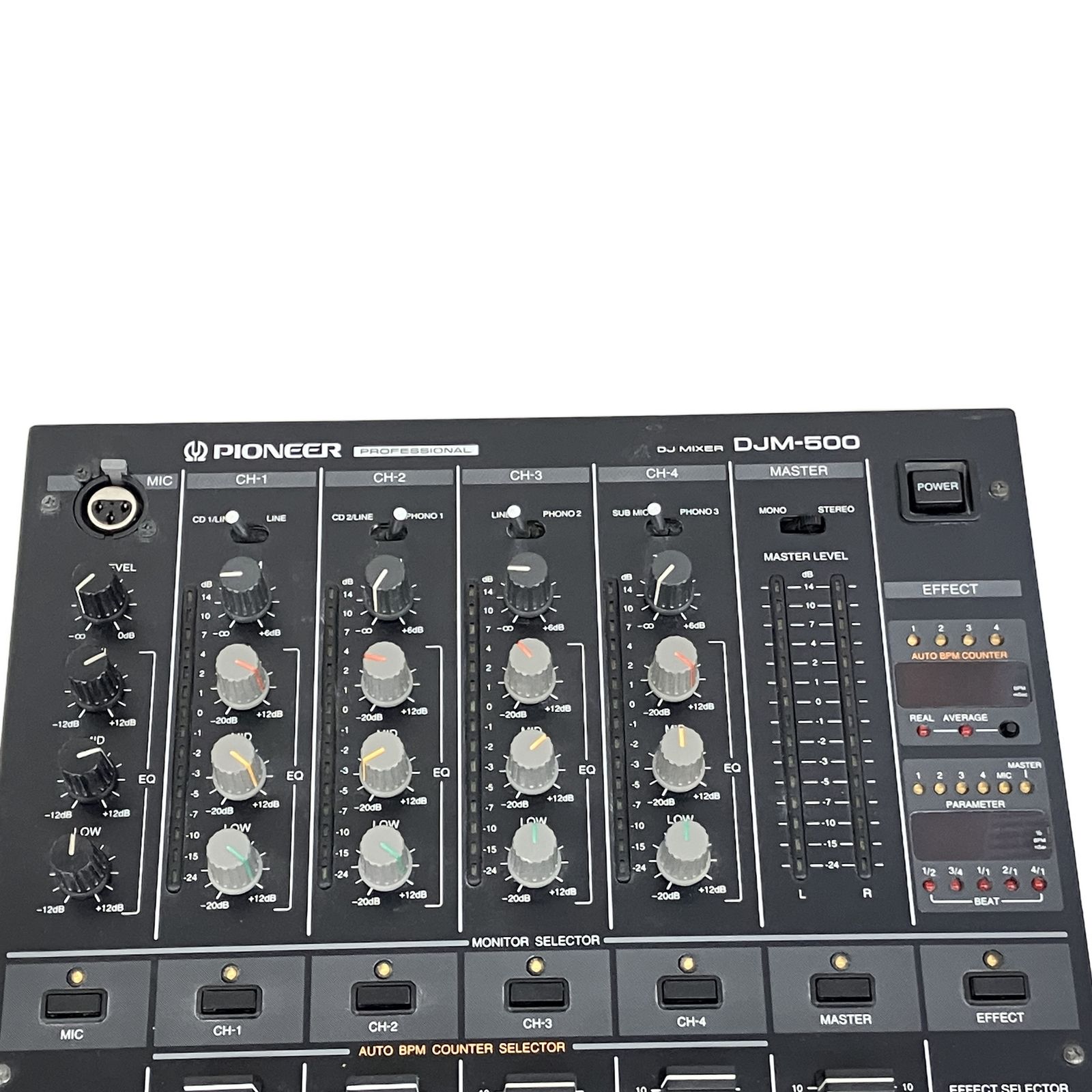 Pioneer パイオニア DJM-500 DJミキサー ヘッドフォン付き 音響機材