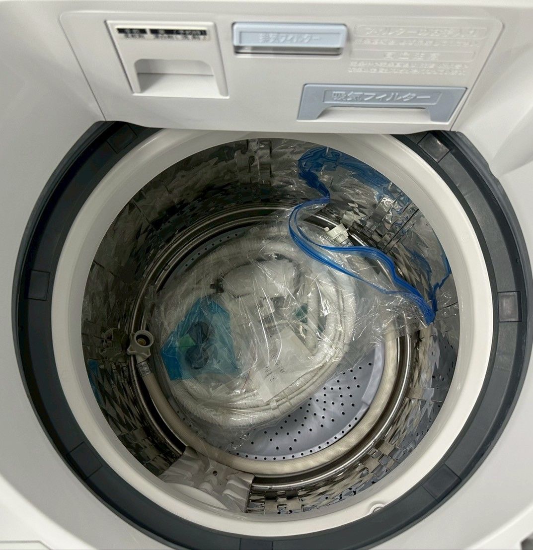 大阪送料無料☆3か月保障付き☆洗濯機☆シャープ☆8kg☆2021年☆ES 