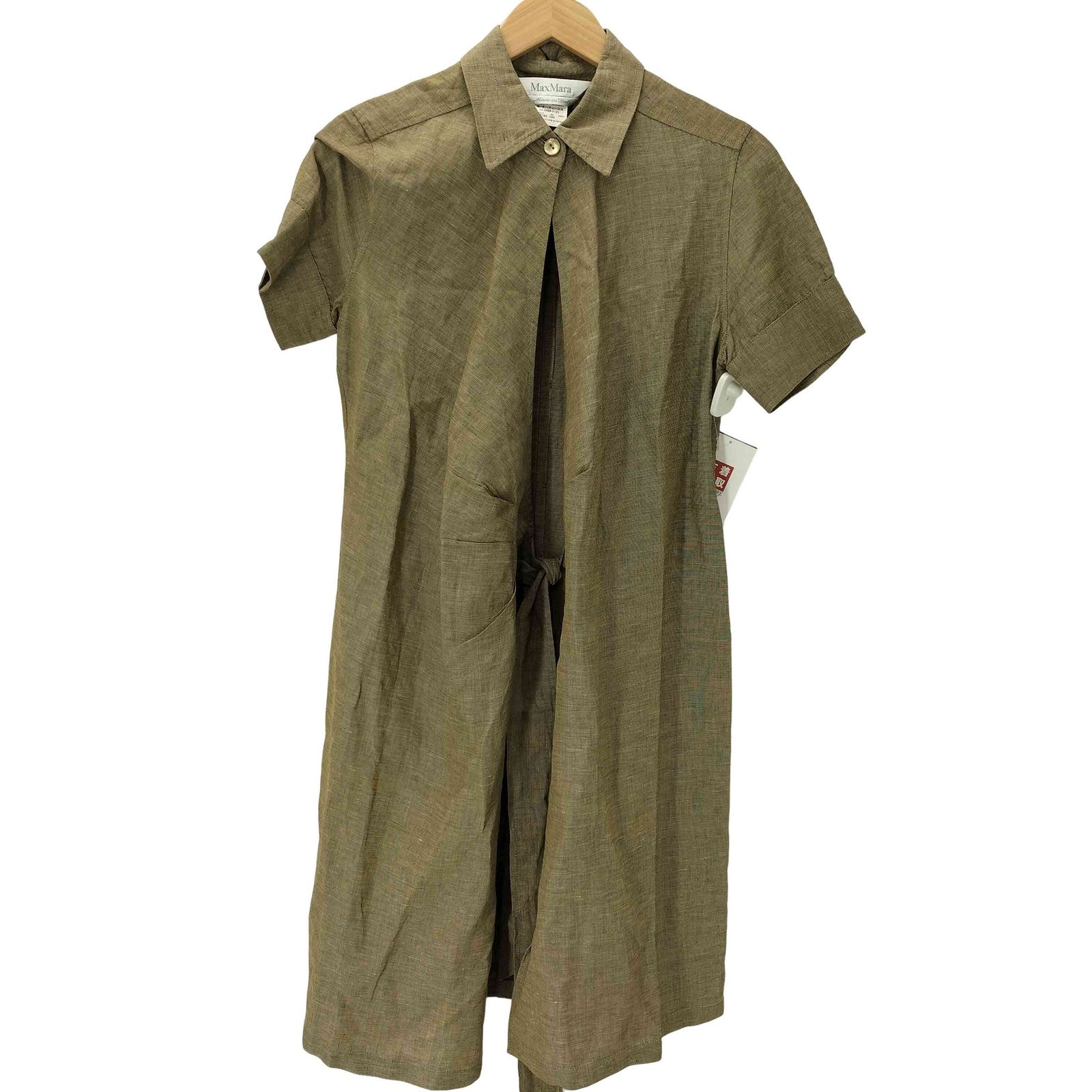 【試着のみタグ付】マックスマーラ　リネンワンピース マックスマーラ リネンワンピース 試着のみタグ付】マックスマーラ