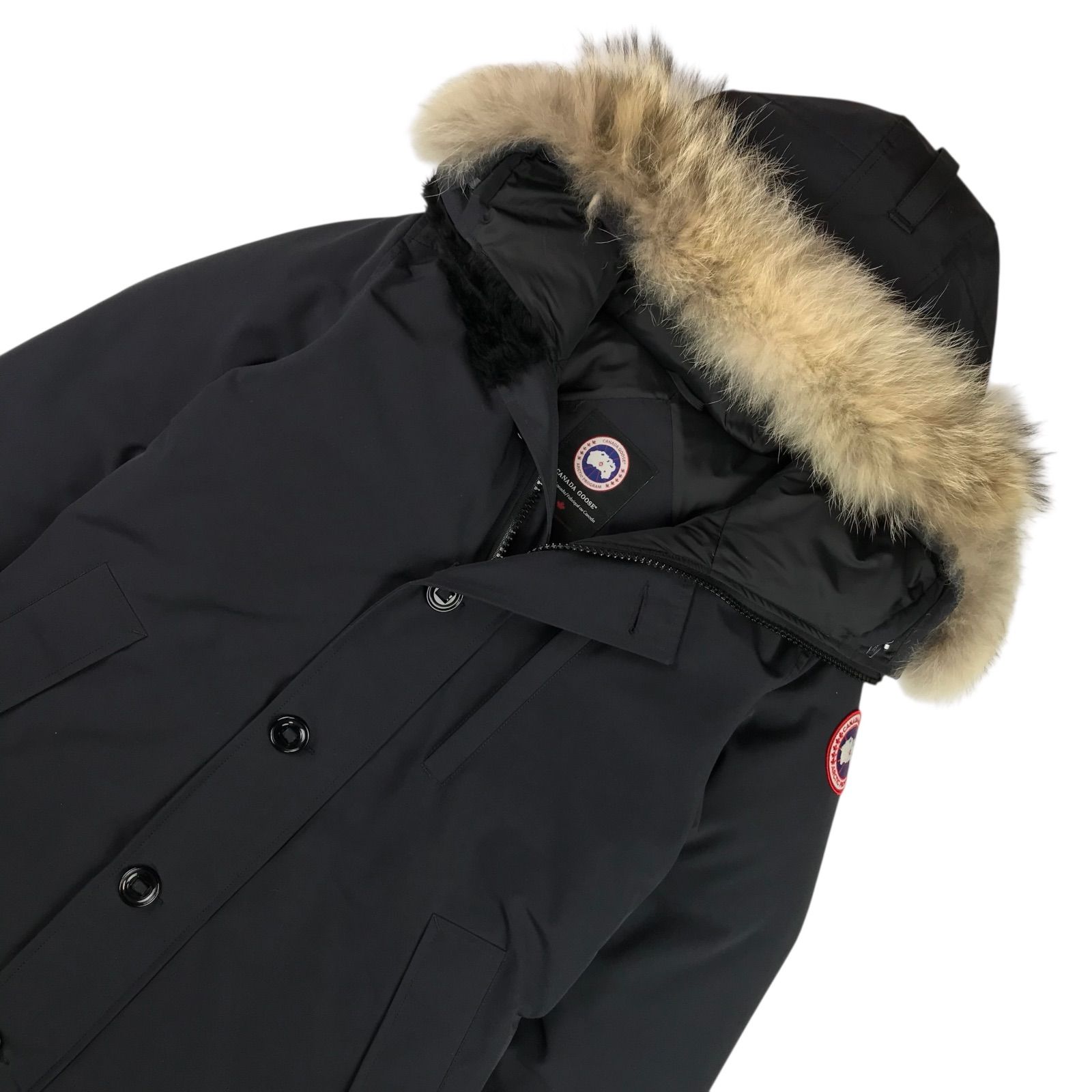 グースジャスパー カナダグース ファー メンズ 美品 CANADA GOOSE