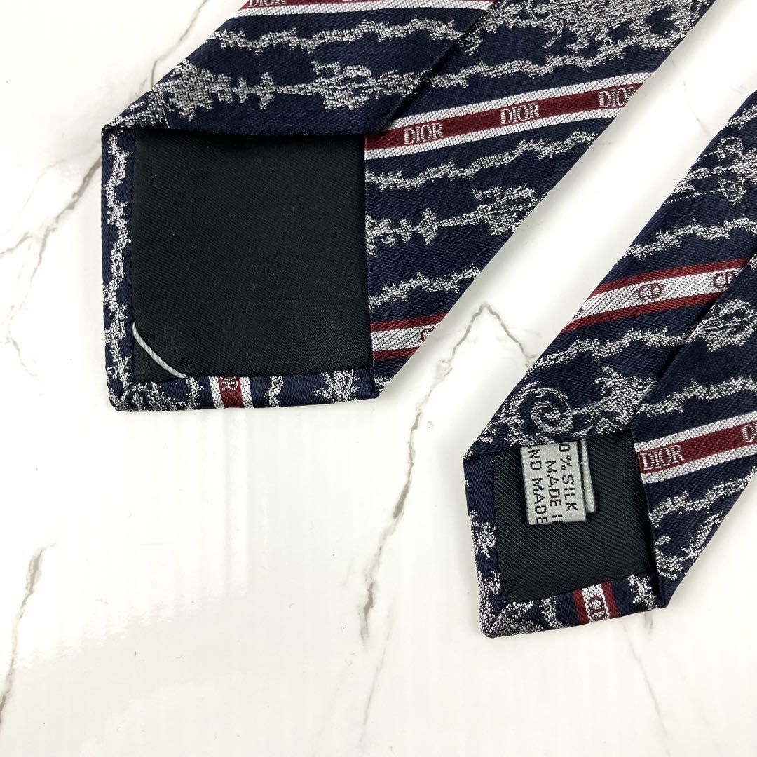 未使用に近い Dior Homme ディオールオム ネクタイ トワルドゥジュイ