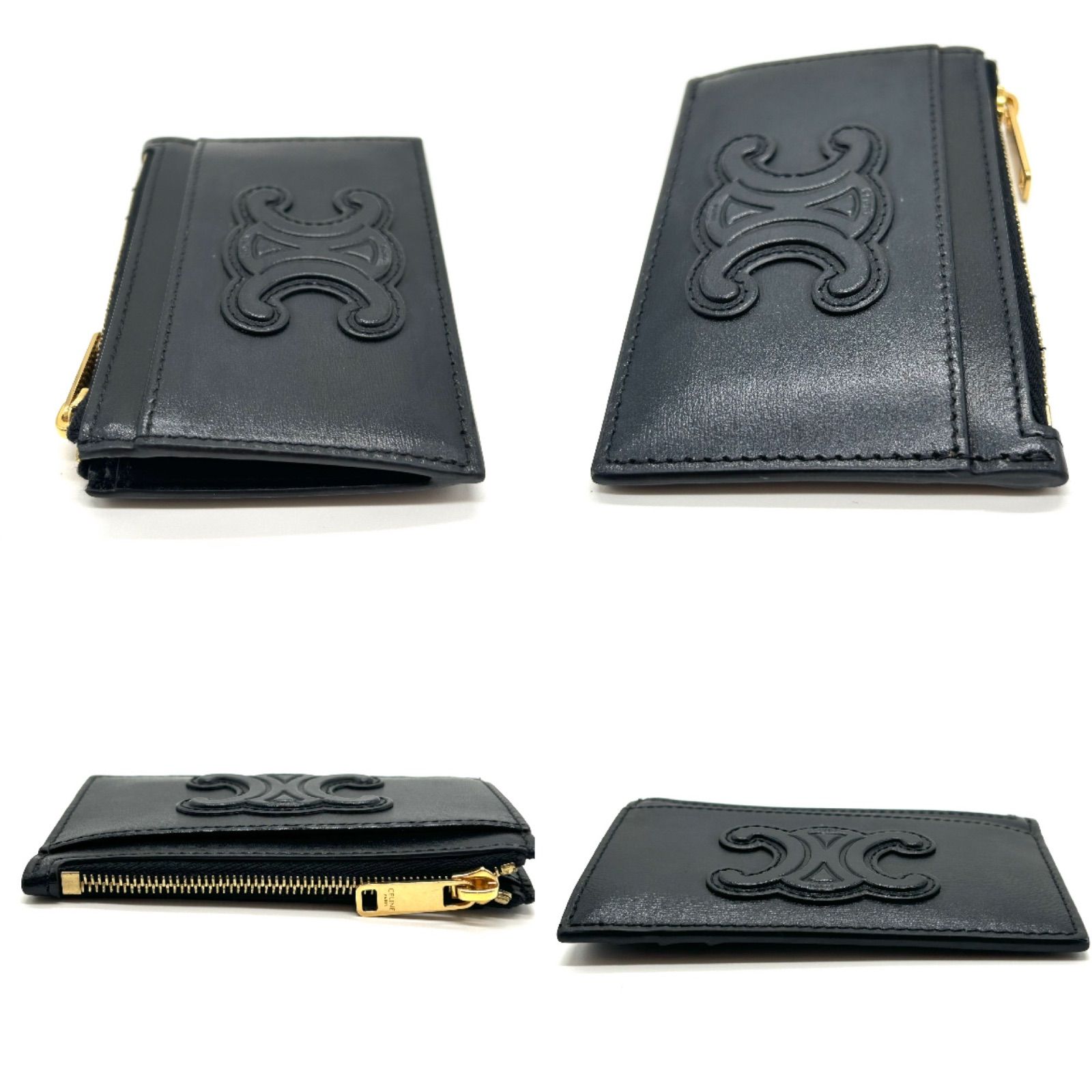 CELINE セリーヌ トリオンフ フラグメントケース レザー カードケース